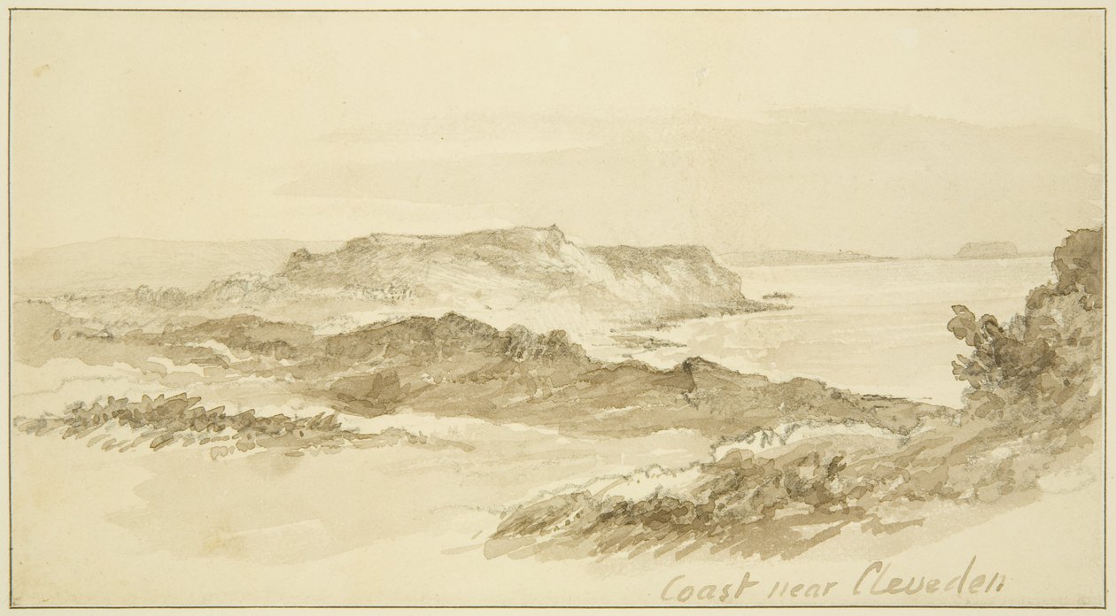 Küste bei Clevedon von John Reverend Eden