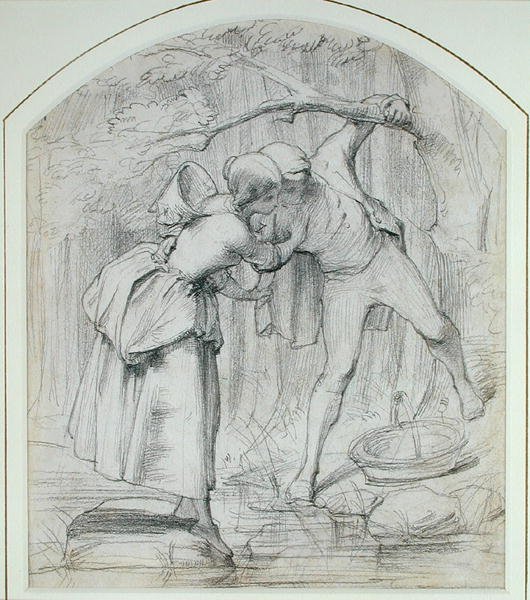 Die Überquerung, ca. 1860 von John Richard Clayton