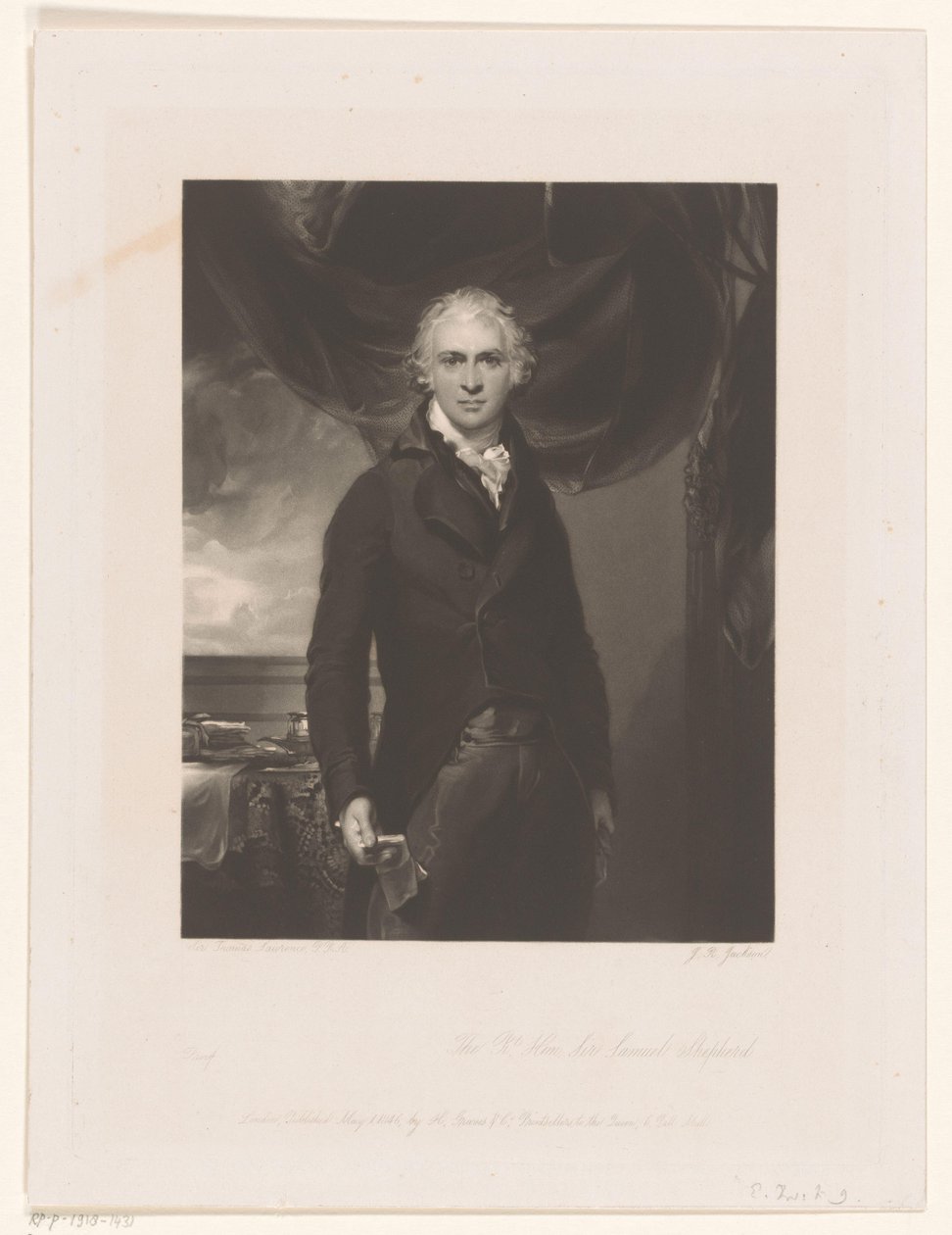 Porträt von Samuel Shepherd von John Richardson Jackson