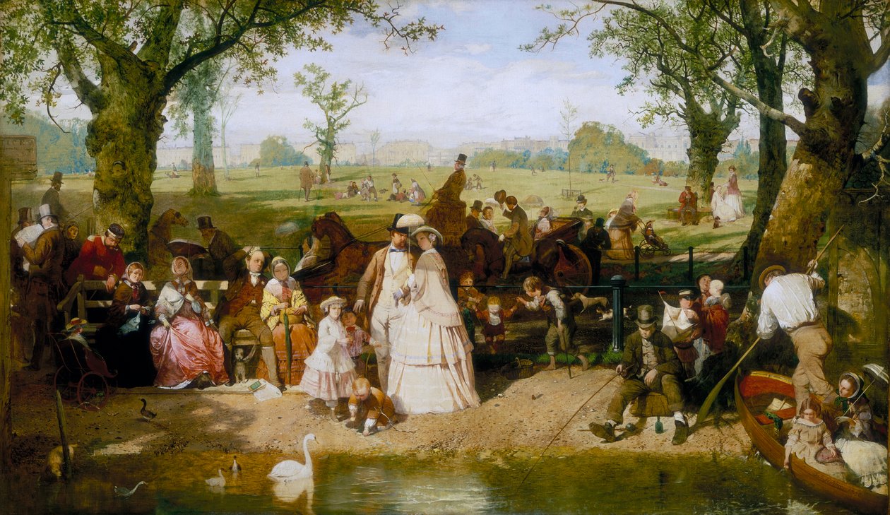 Ein Sommertag im Hyde Park, 1858 von John Ritchie