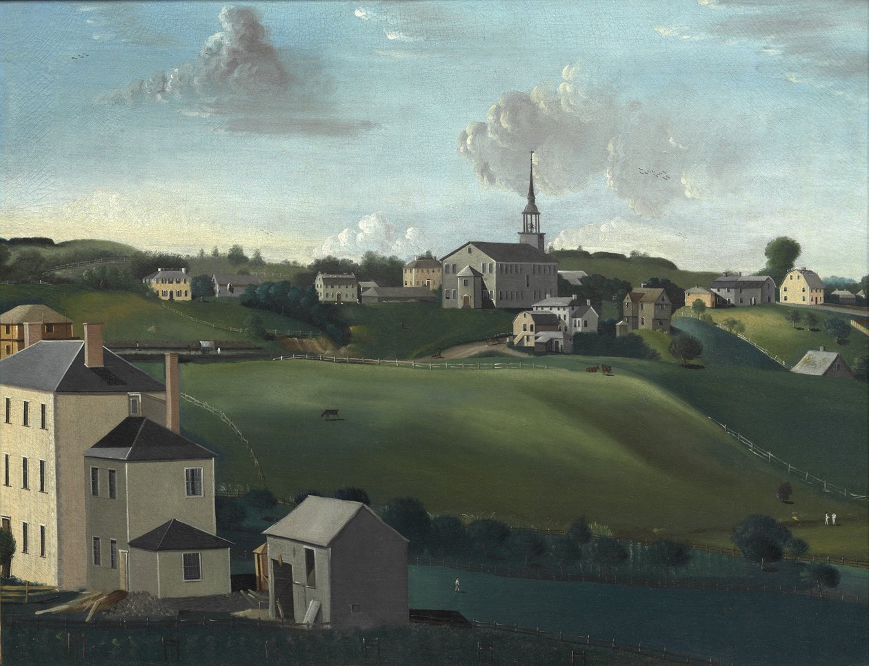 Meetinghouse Hill, Roxbury, Massachusetts, 1799 von John Ritto Penniman