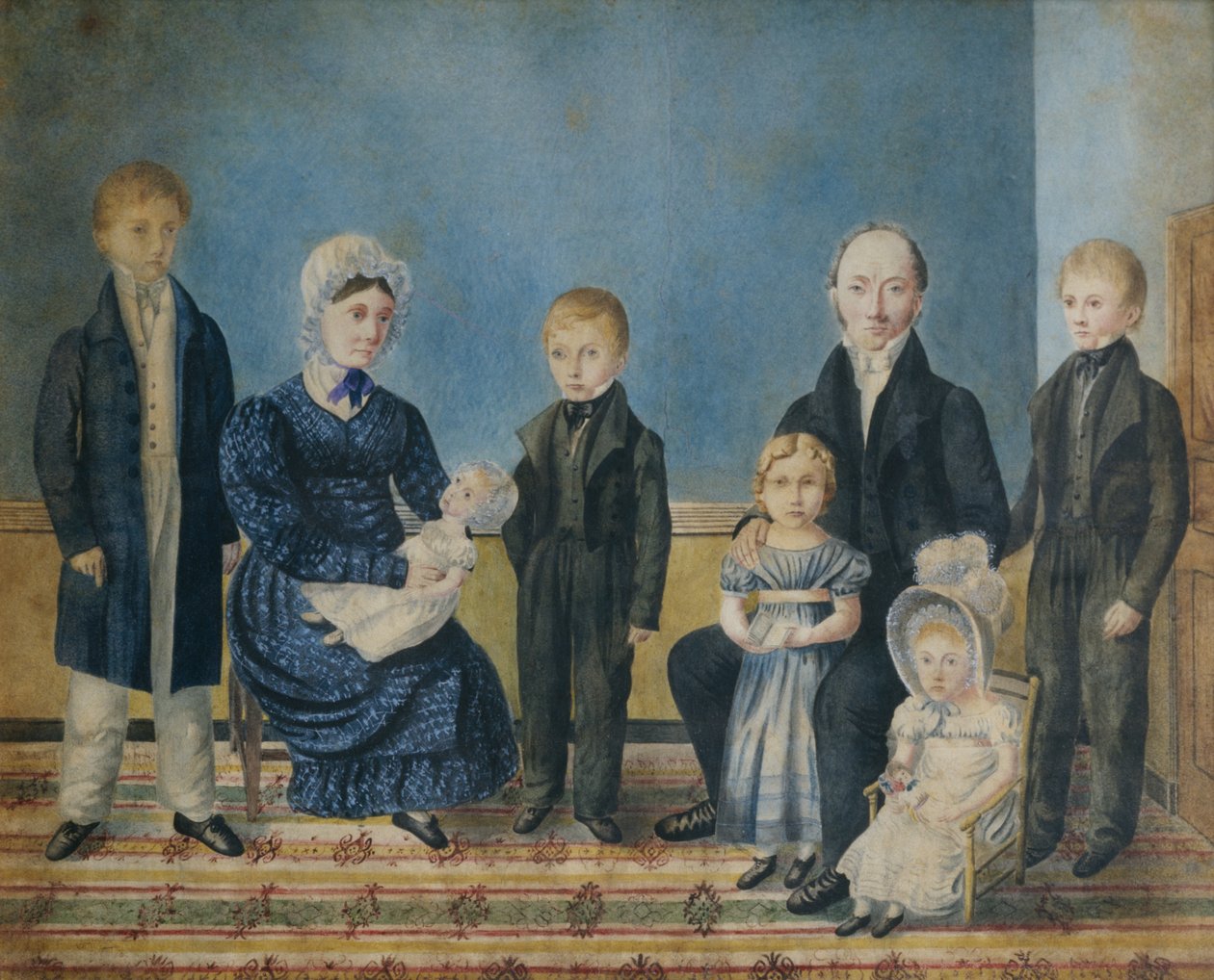 Porträt einer Familie von John Ritto Penniman