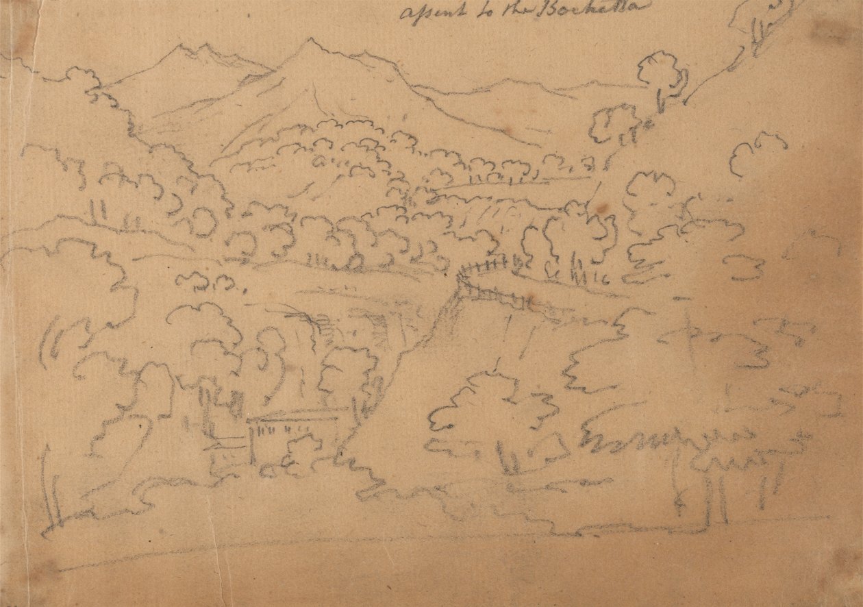 Aufstieg zur Bochetta von John Robert Cozens