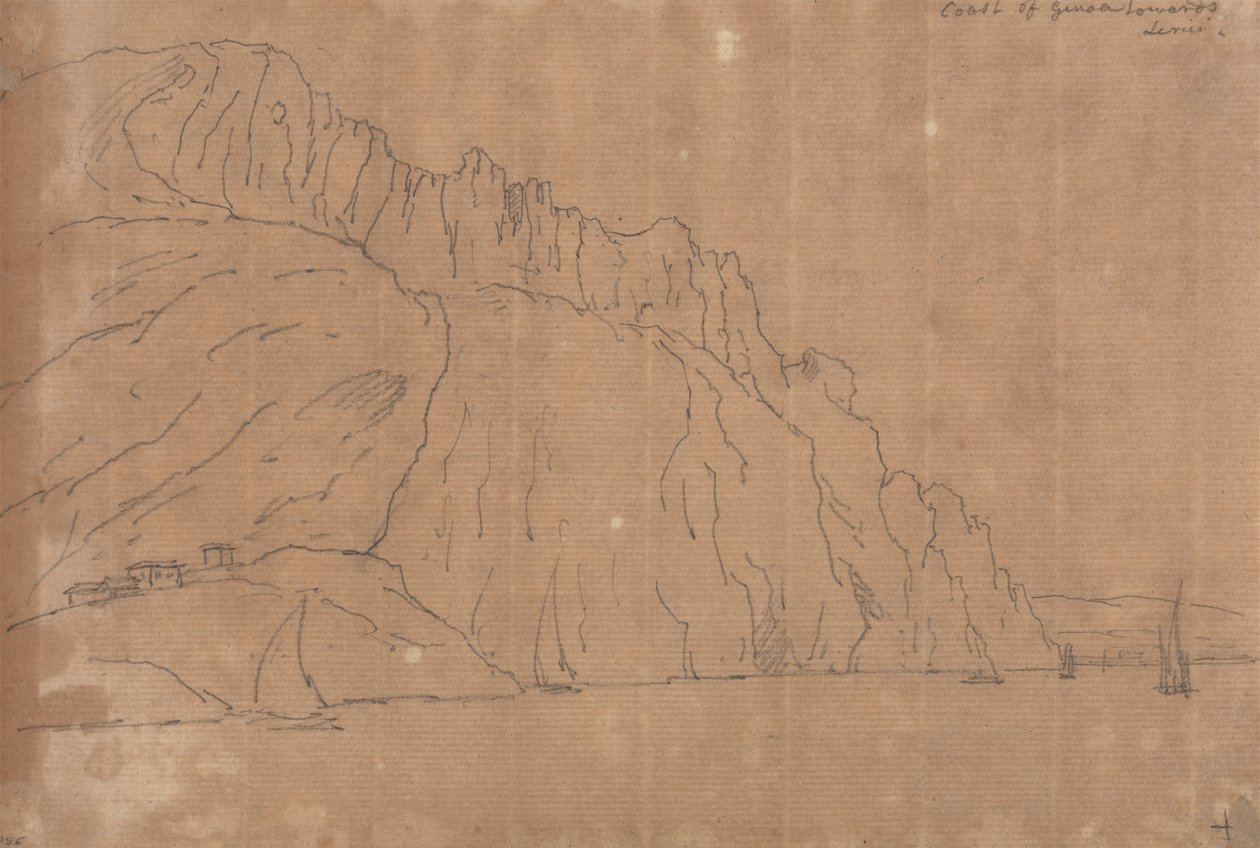 Küste von Genua von John Robert Cozens