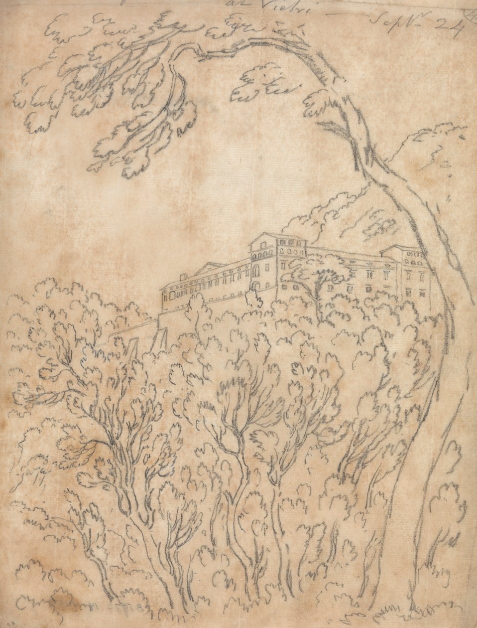Kloster in Vietri von John Robert Cozens