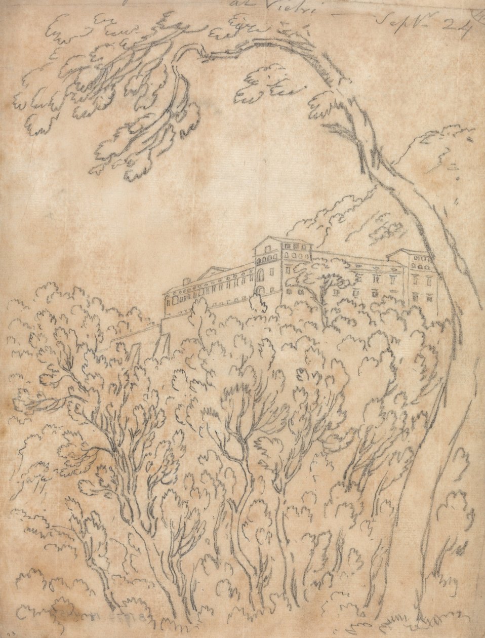 Kloster in Vietri von John Robert Cozens