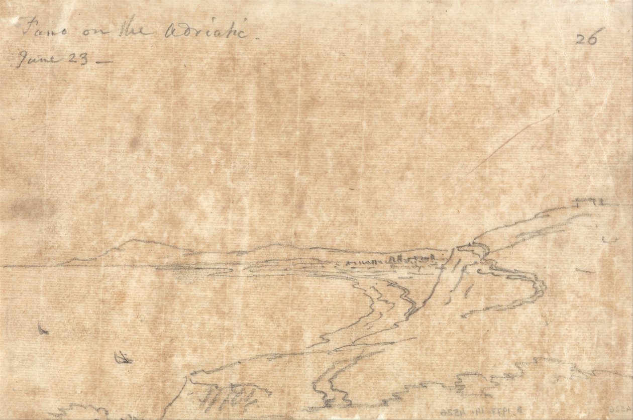 Fano an der Adria von John Robert Cozens