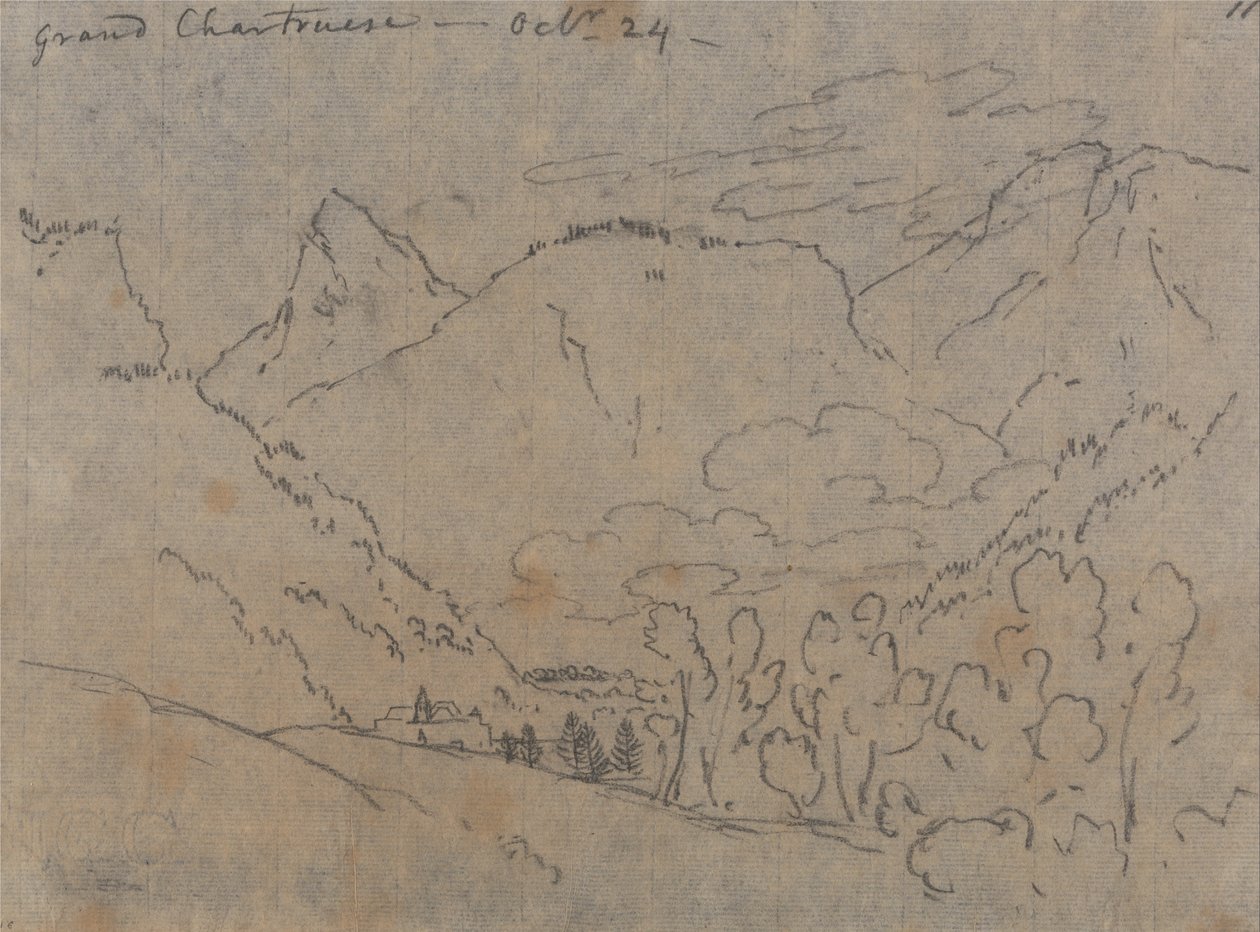 Grande Chartreuse, 24. Oktober von John Robert Cozens