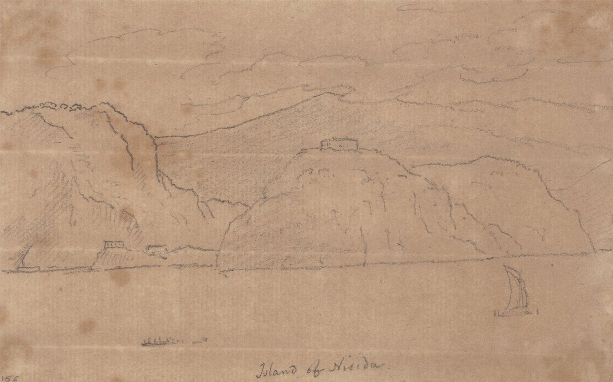 Insel Nisida von John Robert Cozens