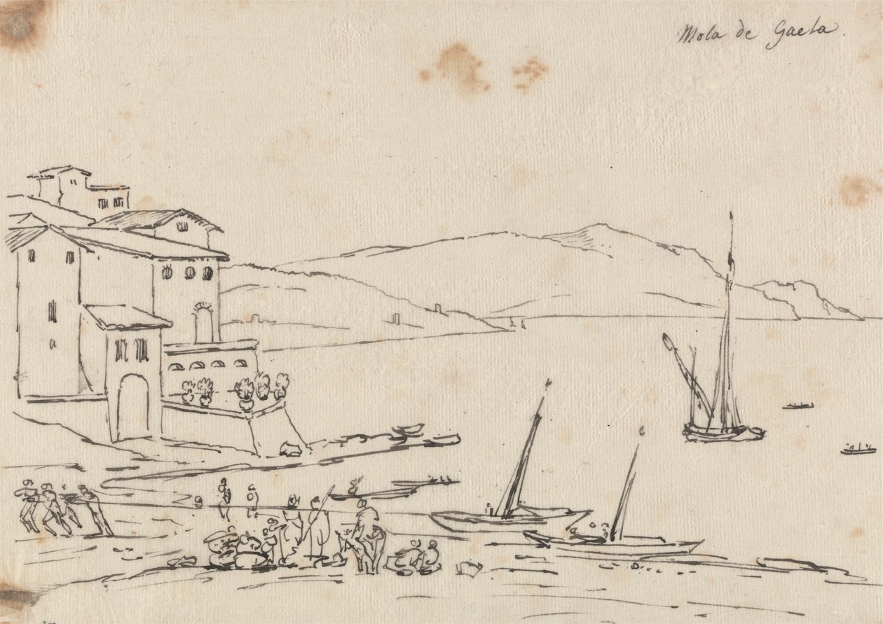 Mola di Gaeta von John Robert Cozens
