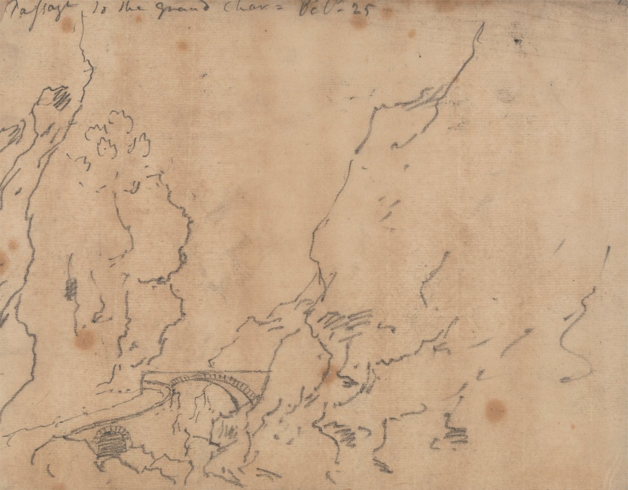 Passage zur Grande Chartreuse von John Robert Cozens