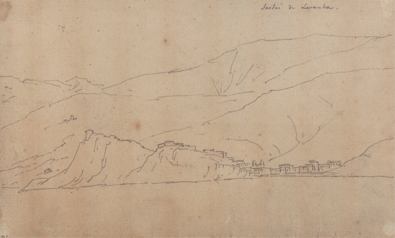Sestri di Levante von John Robert Cozens
