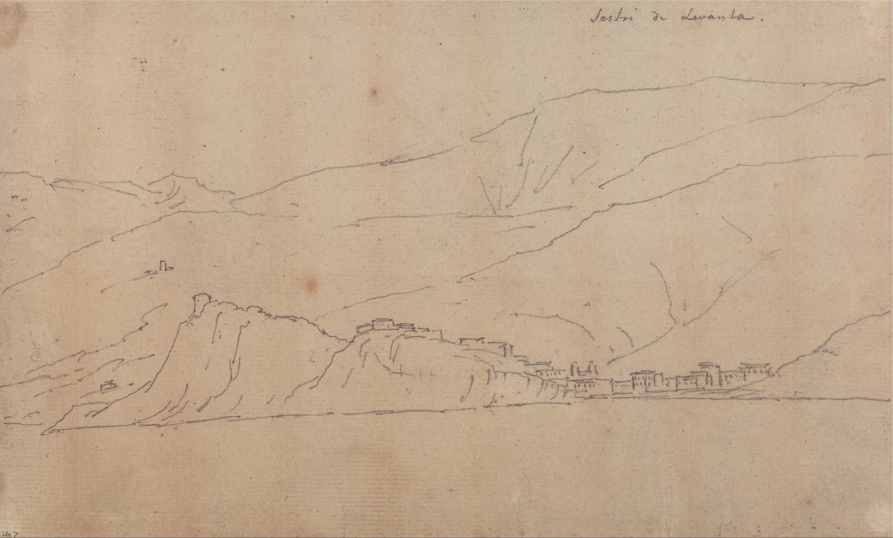 Sestri di Levante von John Robert Cozens