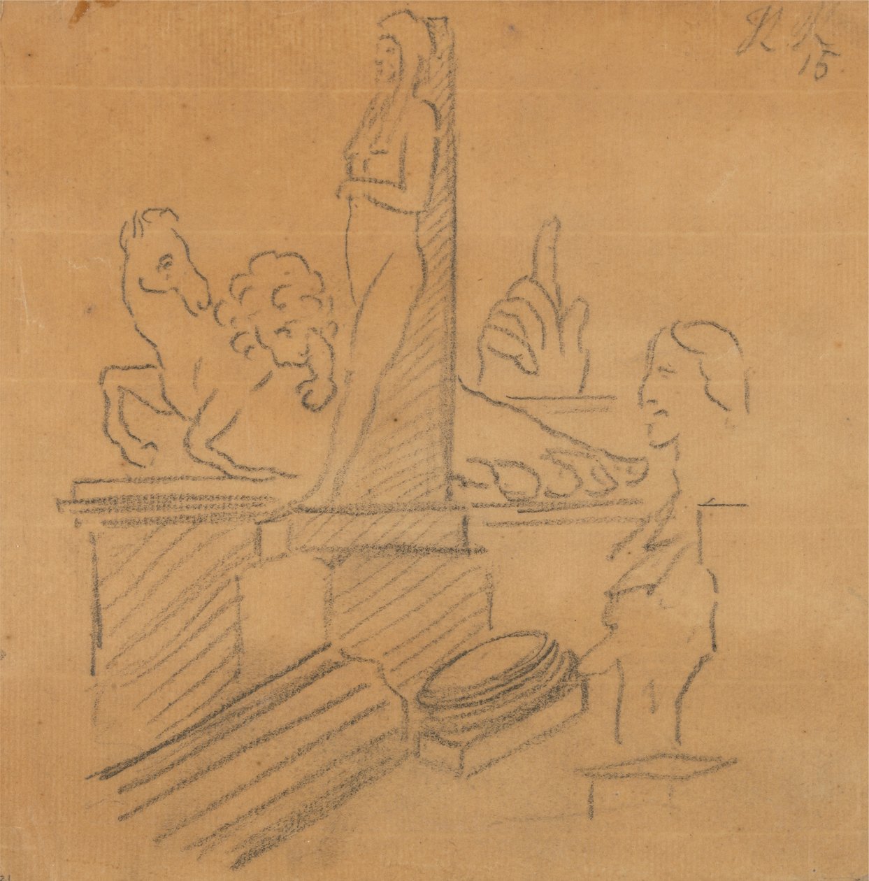 Statuen und Ruinen von John Robert Cozens