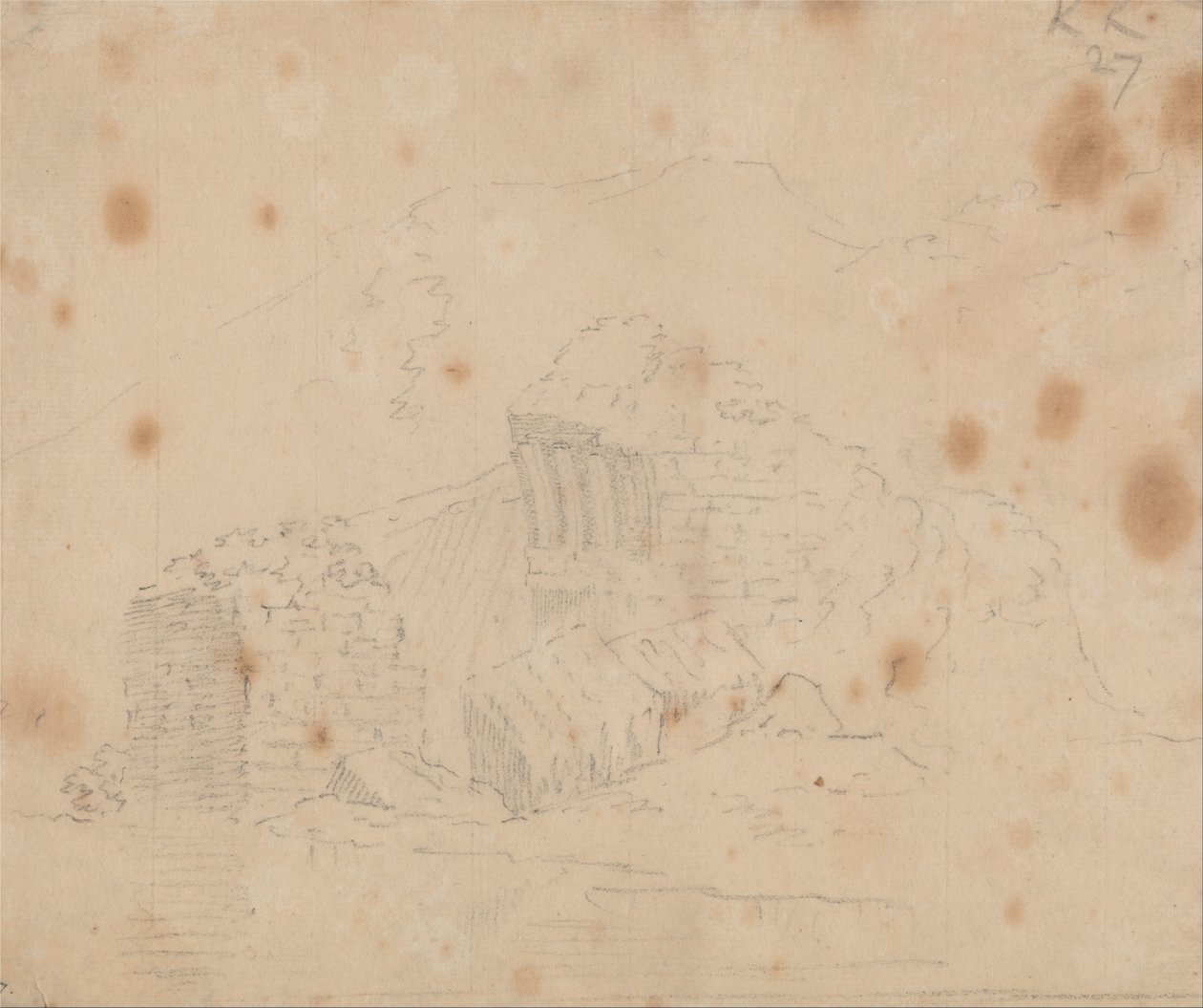 Unbekannte Ruinen von John Robert Cozens