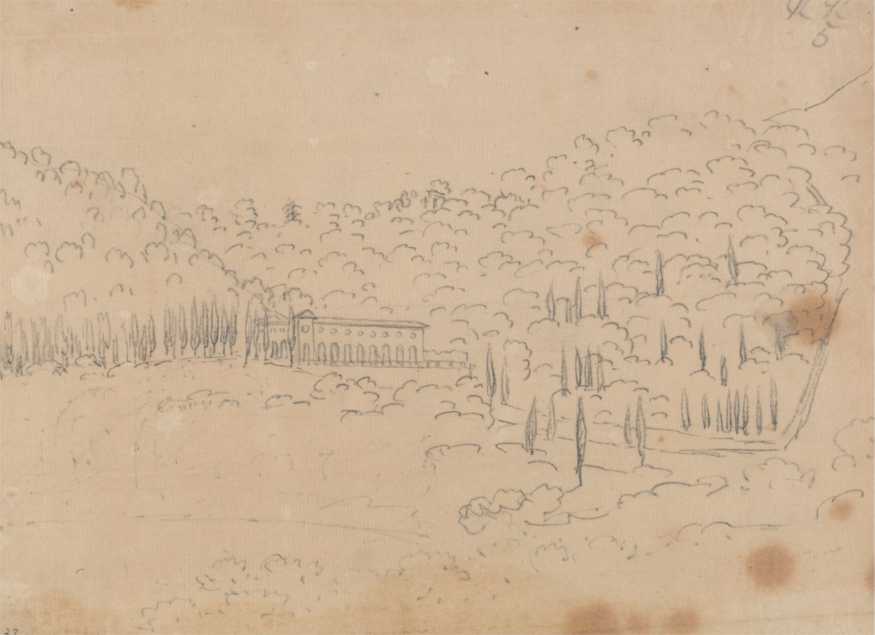 Ansicht einer Villa von John Robert Cozens