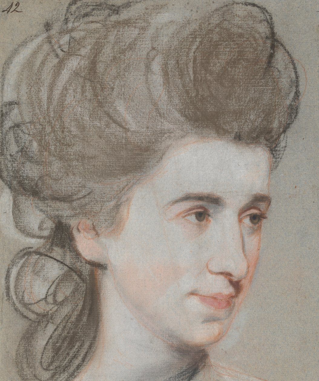 Kopf einer Dame von John Russell