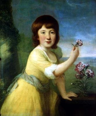 Porträt von Miss Augusta Hirst von John Russell