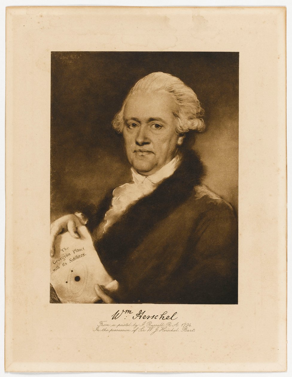 Sir William Herschel (1738-1822) von John Russell