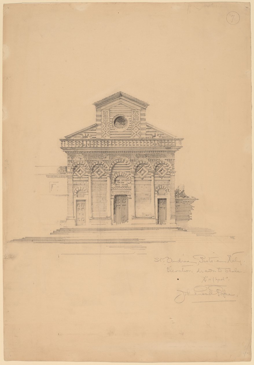 St. Andrea, Pistoia von John Russell Pope
