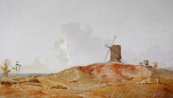 Eine Mühle in Sussex, ein Mittsommernachmittag von John Samuel Raven
