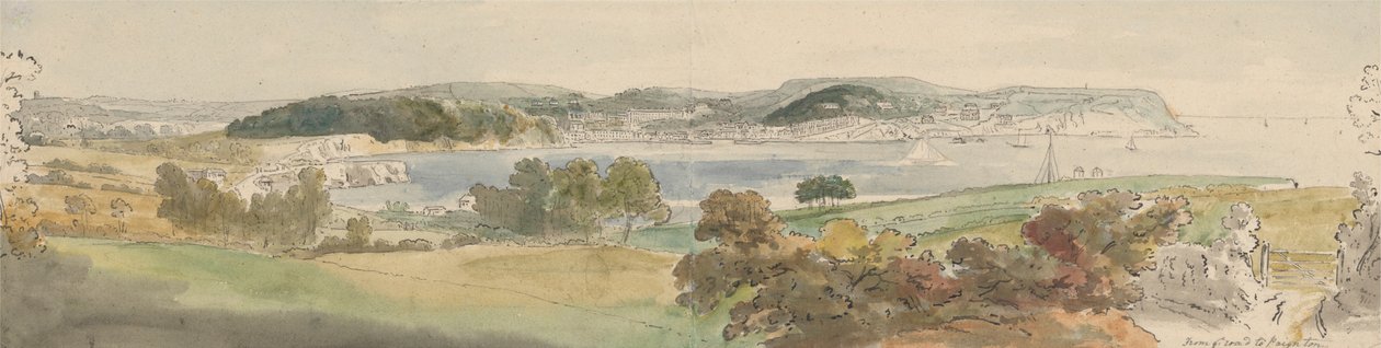 Torquay von der Paignton Road von John Sanders