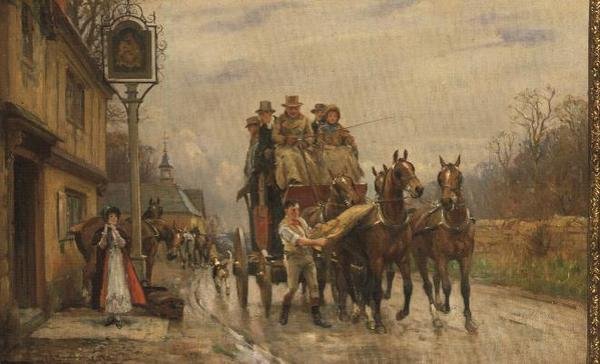 Ein Wechsel der Pferde von John Sanderson Wells