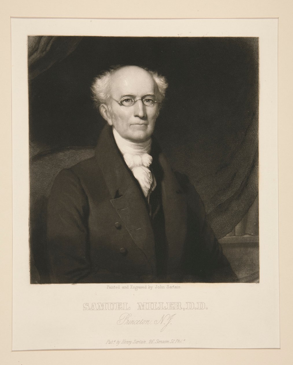 Samuel Miller, D.D. von John Sartain