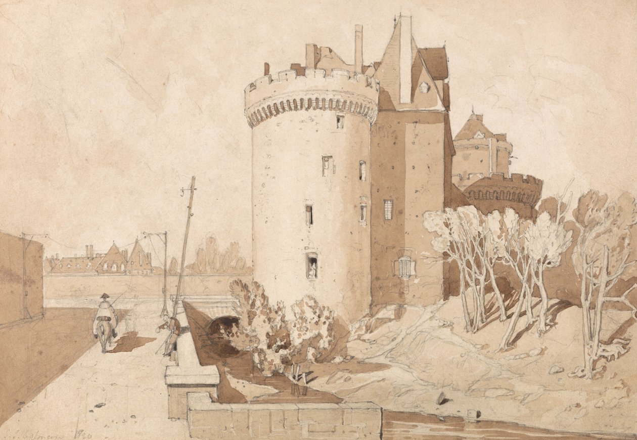 Schloss in Alençon von John Sell Cotman