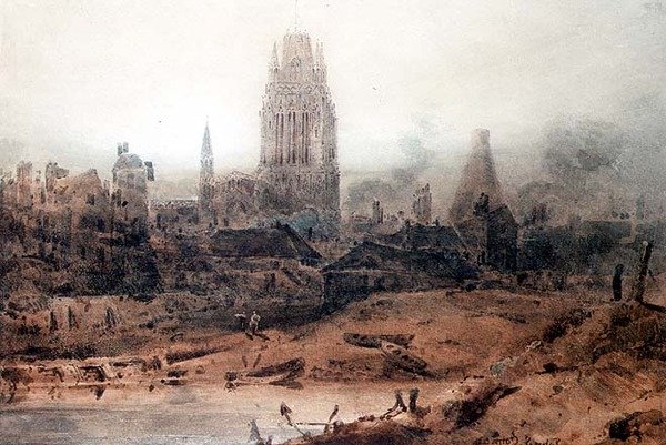 St. Mary Redcliffe, Bristol von John Sell Cotman