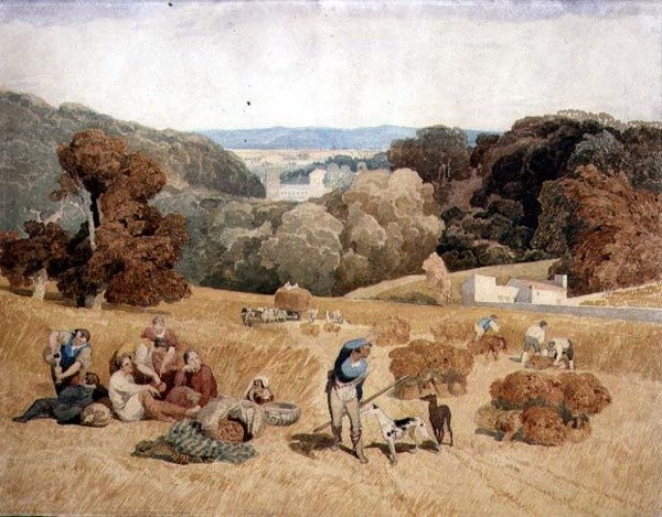Das Erntefeld von John Sell Cotman