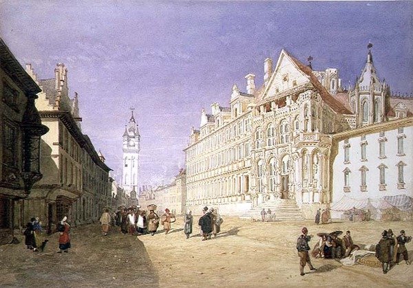 Das Rathaus von Gent von John Sell Cotman