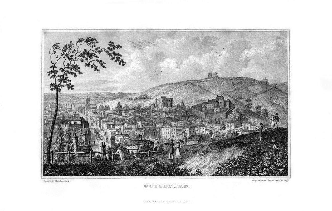 Guildford, Surrey, 1829 von John Shury