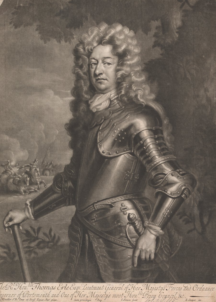 Sir Thomas Erle Esqr. von John Simon