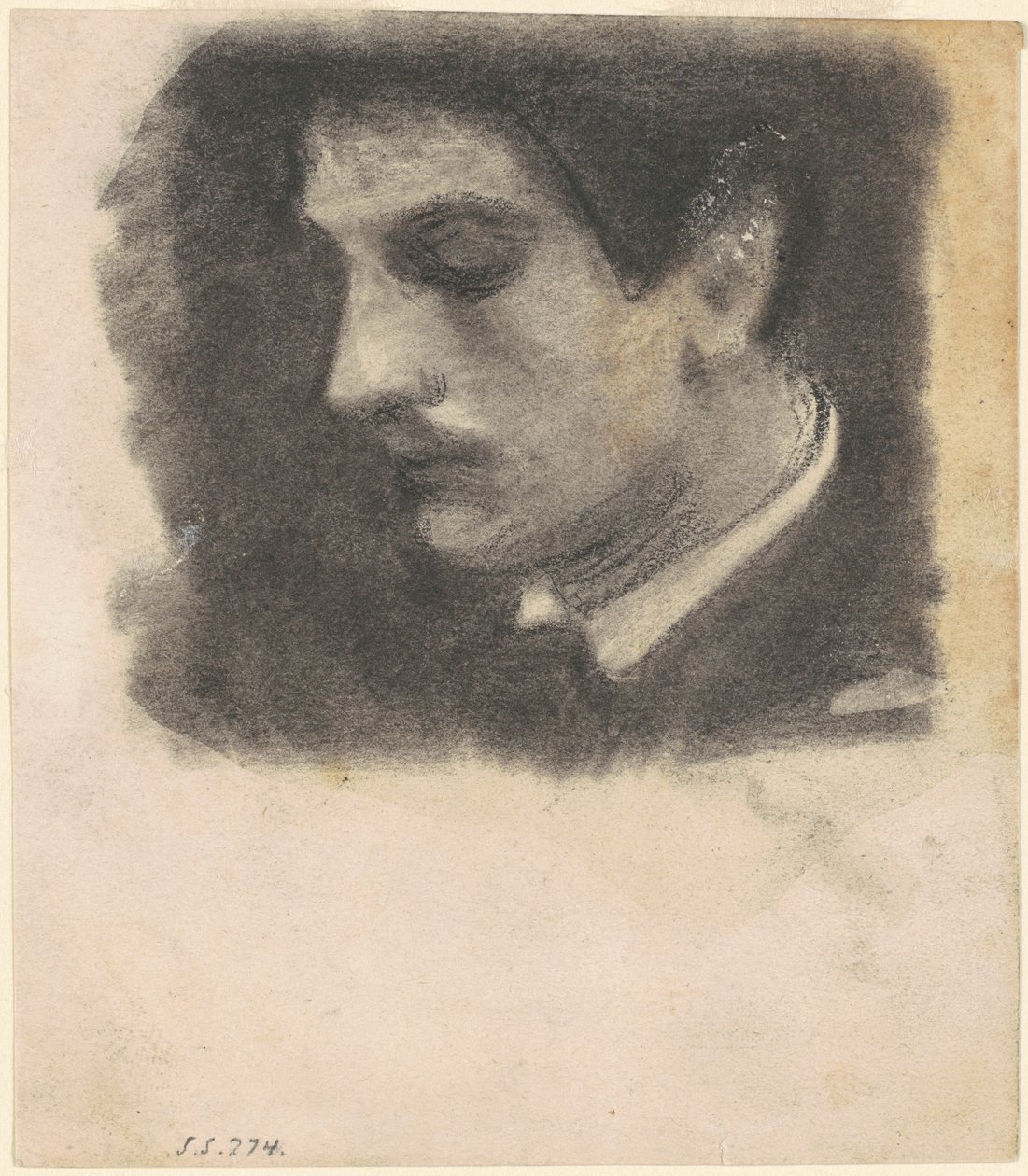 Kopf eines Mannes von John Singer Sargent
