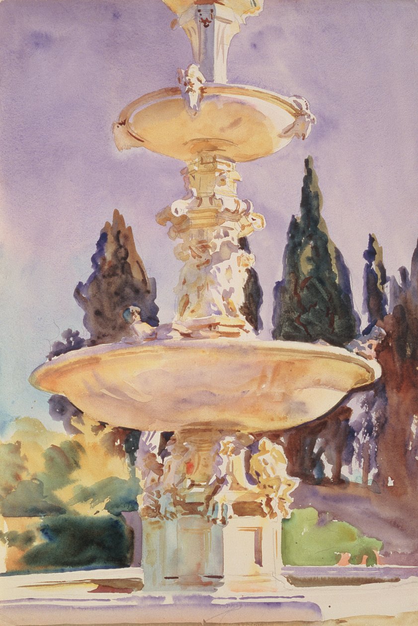 In einer Medici-Villa, ca. 1907 von John Singer Sargent