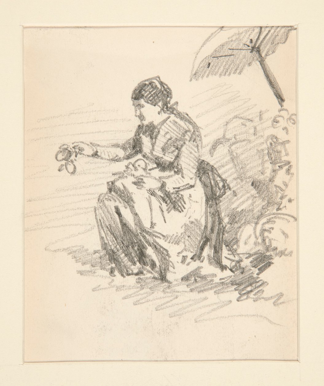 Sitzende Frauengestalt von John Singer Sargent