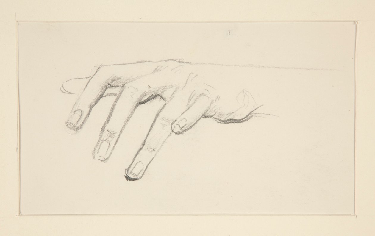Studie einer Hand von John Singer Sargent