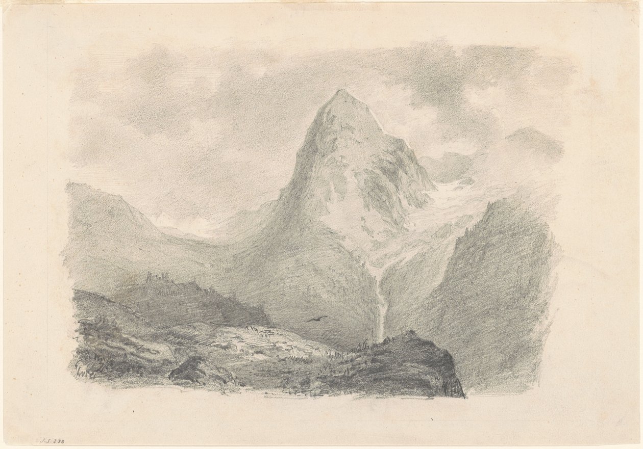 Die Alpen (recto) von John Singer Sargent