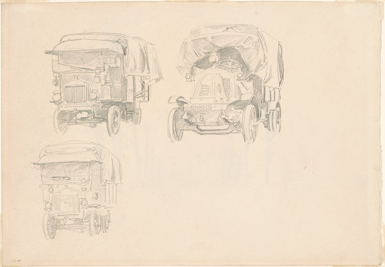 Lastwagen [recto] von John Singer Sargent