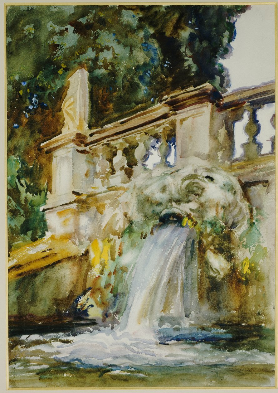Villa Torlonia, Frascati, 1907 von John Singer Sargent