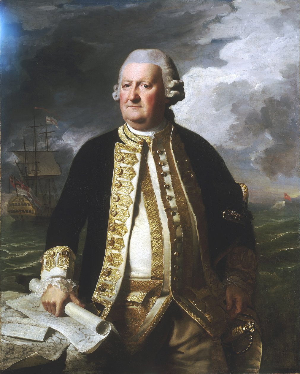 Admiral Clark Gayton (1720-1787) von John Singleton Copley