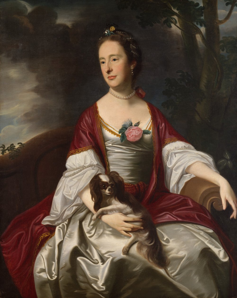Mrs. Jerathmael Bowers, ca. 1763 von John Singleton Copley