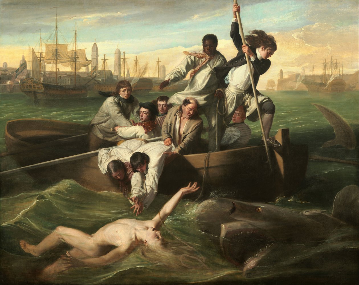 Watson und der Hai von John Singleton Copley