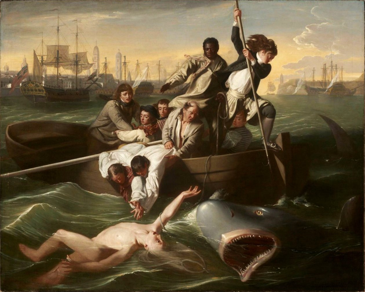 Watson und der Hai von John Singleton Copley