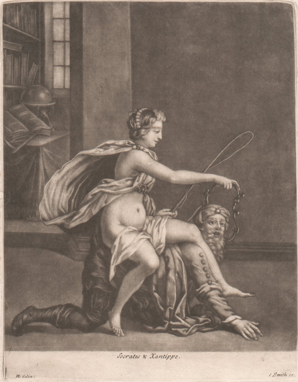 Sokrates und Xanthippe von John Smith