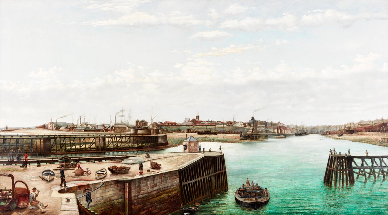 Hafen von Sunderland, 1883 von John Smith 2
