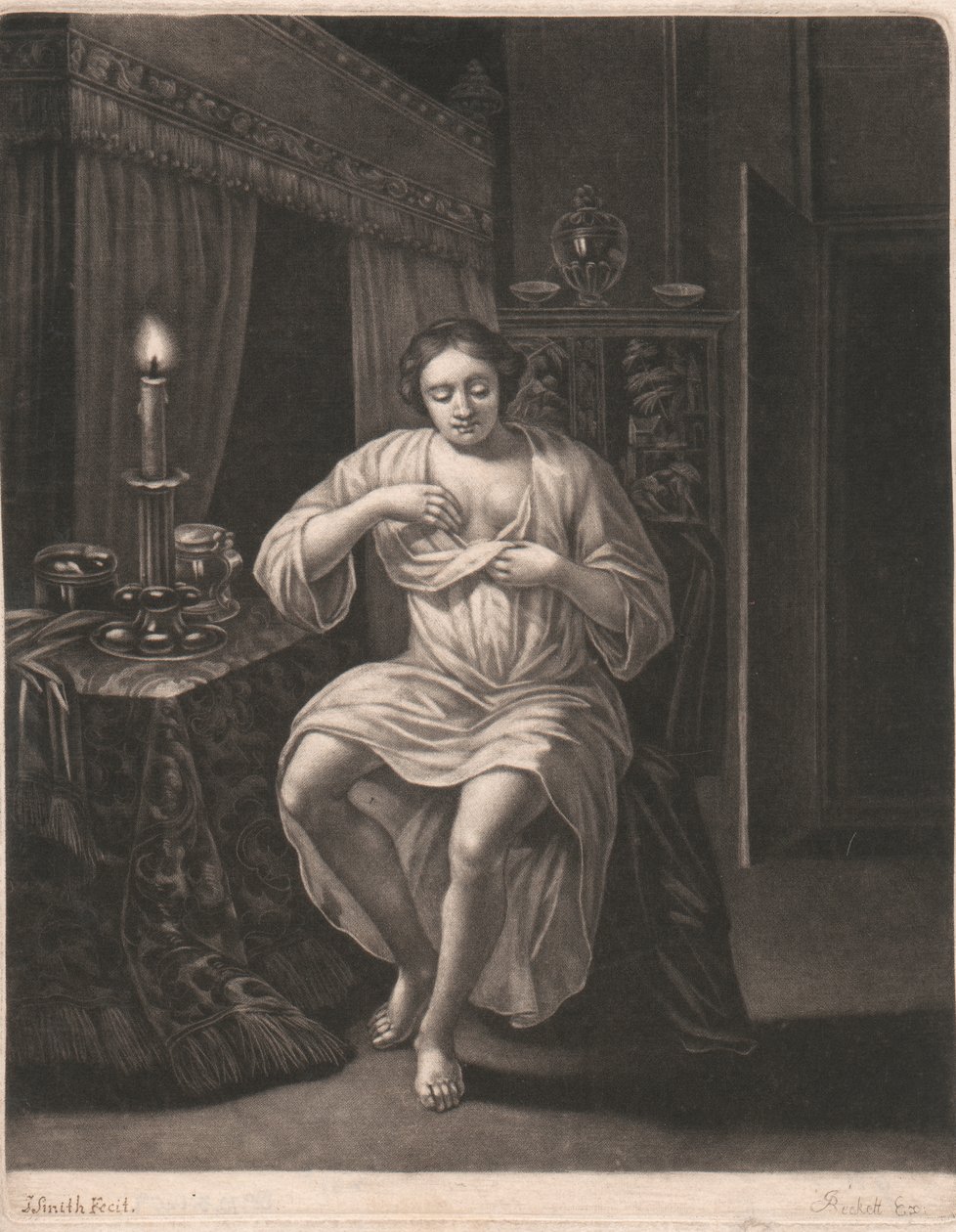 Frau beim Ausziehen von John Smith