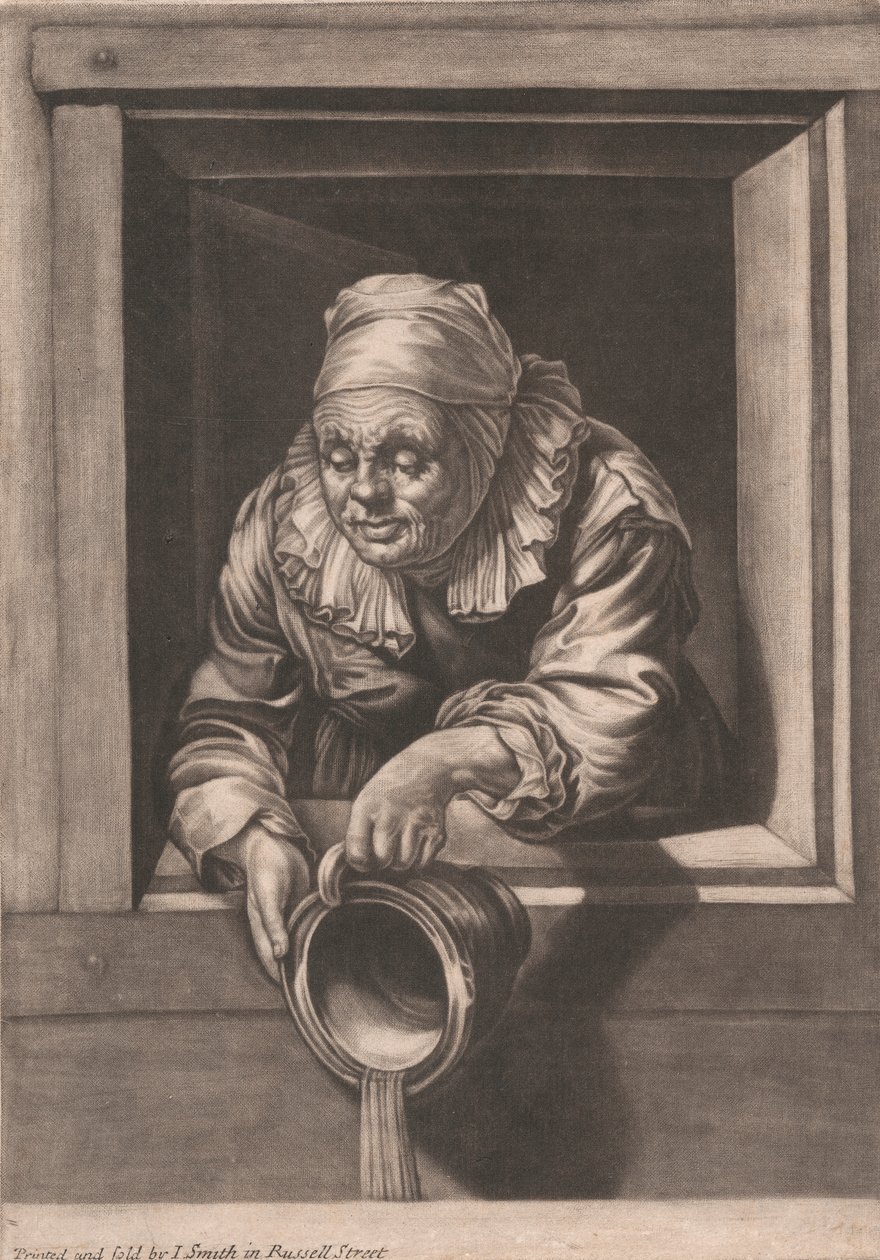 Frau am Fenster von John Smith