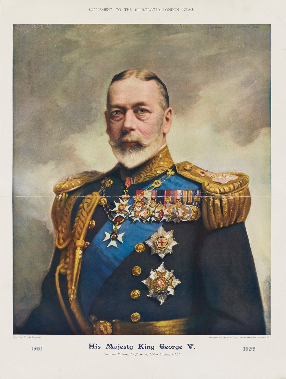 König Georg V. von John St. Helier (after) Lander